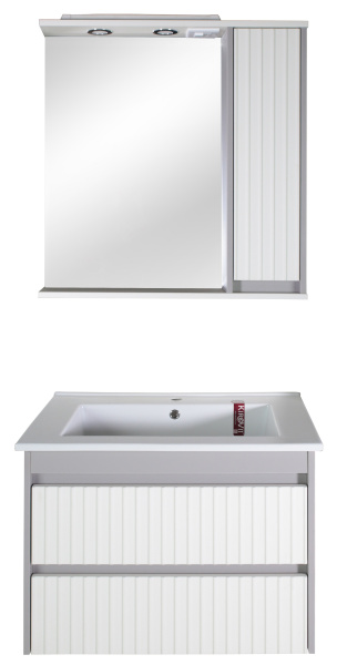 Зеркальный шкаф (72х75) ASB-Mebel   Мирано 85 12260